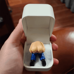 Farting Butt Engagement Ring Box
