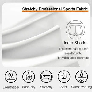 Fashion Women’s Quick-Dry Tennis Pant-Skirts with Pockets