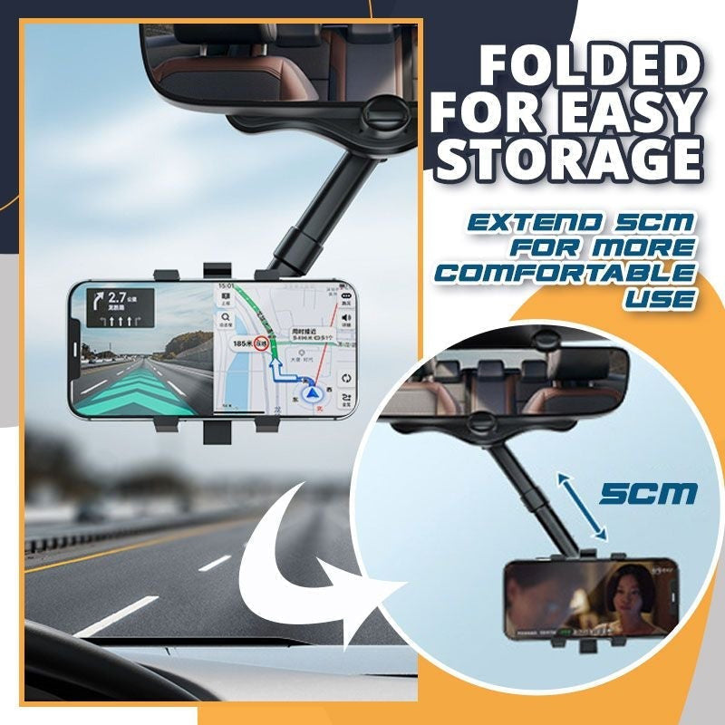 Rotatable & Retractable Car Phone Holder