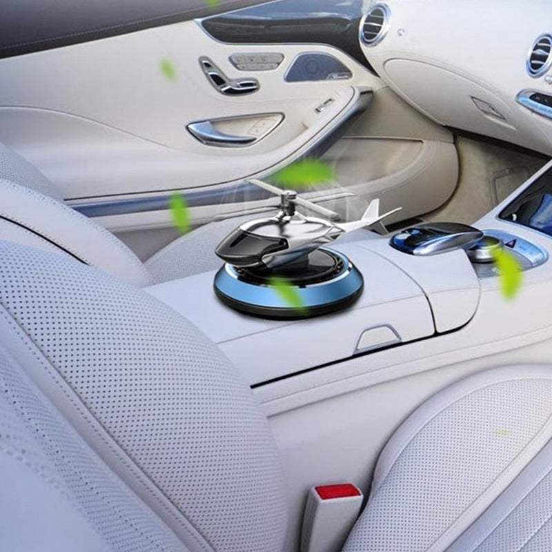 Car Aromatherapy Solar Helicopter Decoration