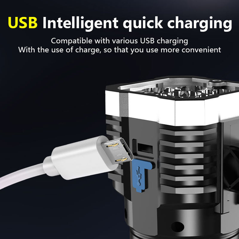 High Brightness Multi-function LED Torch