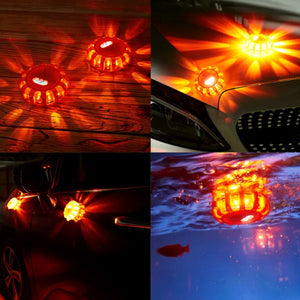 Led Road Flares Flashing Warning Light