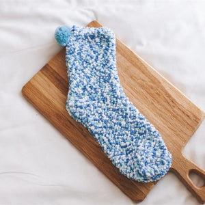 Coral Fleece Cupcake Socks