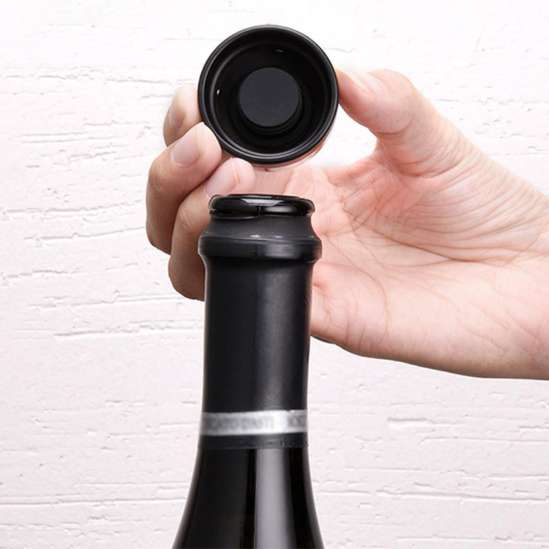 Silicone Sealed Red Wine&Champagne Stopper