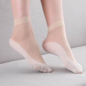 Skin-friendly Silky Cotton Socks