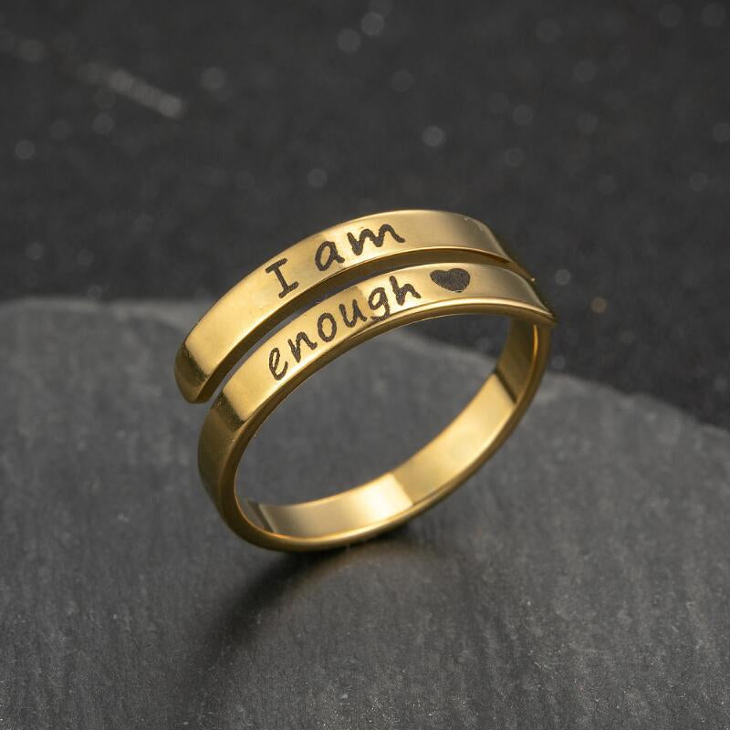 'I AM ENOUGH' Ring