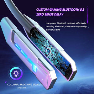 Waterproof Hanging Neck Gaming Headphones