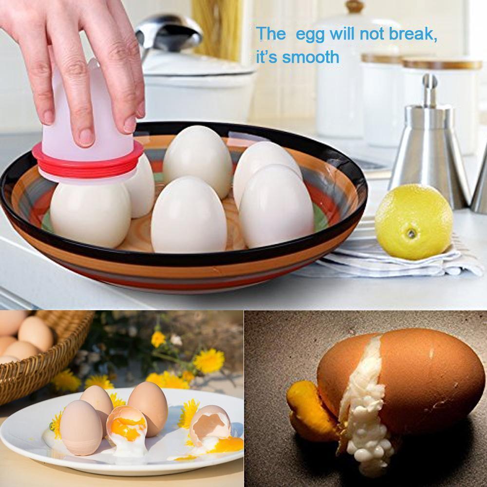 6 Pcs Hard Boiled Egg Cooker