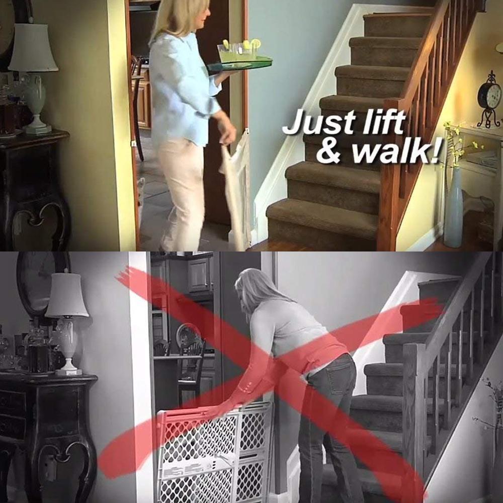 Portable Mesh Dog Gate For House