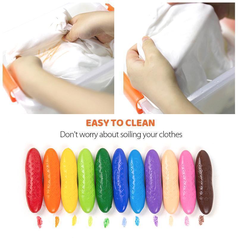 Colorful Cute Peanut Crayons