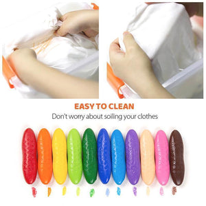 Colorful Cute Peanut Crayons