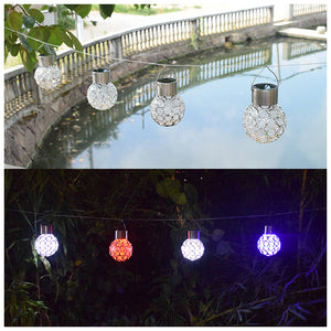 Solar Hanging Lantern Outdoor Waterproof Solar Lamps