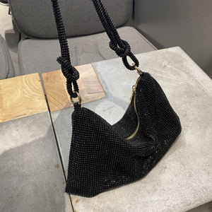 Luxury Design Shiny Rhinestones Handbag