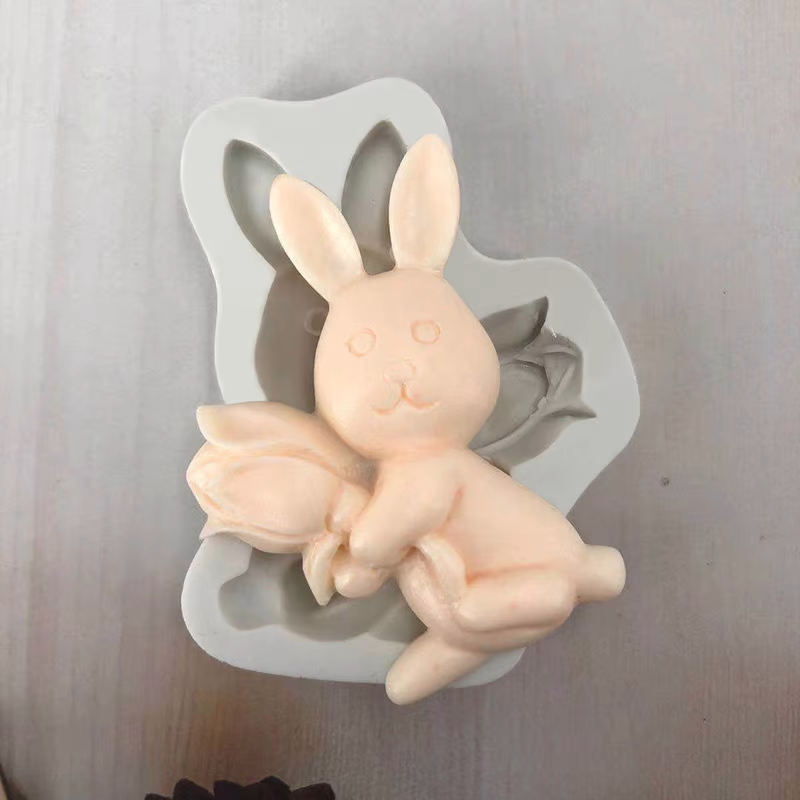 3D Egg Bunny Silicone Mold