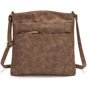 Retro Women Leather Crossbody Bag
