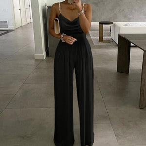 Soft Loose Strapped Jumpsuit