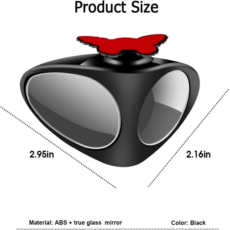 360°Rotatable Car Blind Spot Mirrors