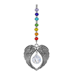 Colorful Angel Wings Memorial Ornament