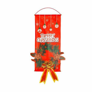 Merry Christmas Door Banner Hanging Ornament