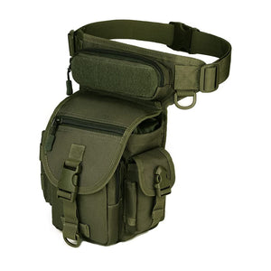 Nylon Waterproof Men Tactical Waist Pack Leg Travel Belt Bag