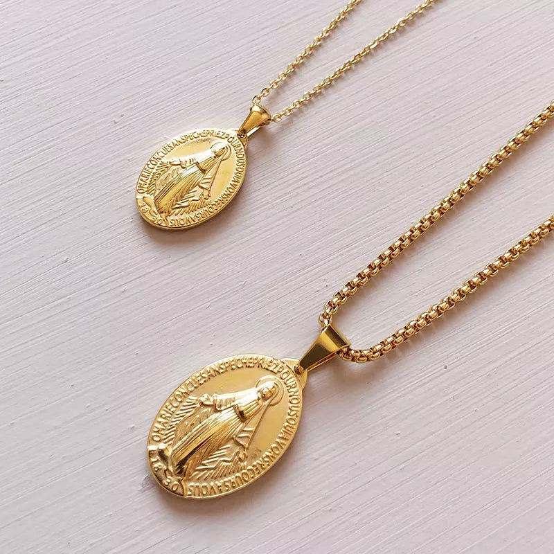 Dainty Virgin Mary Necklace