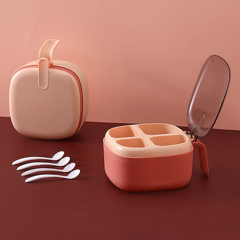 Four Seasoning Box With Lid