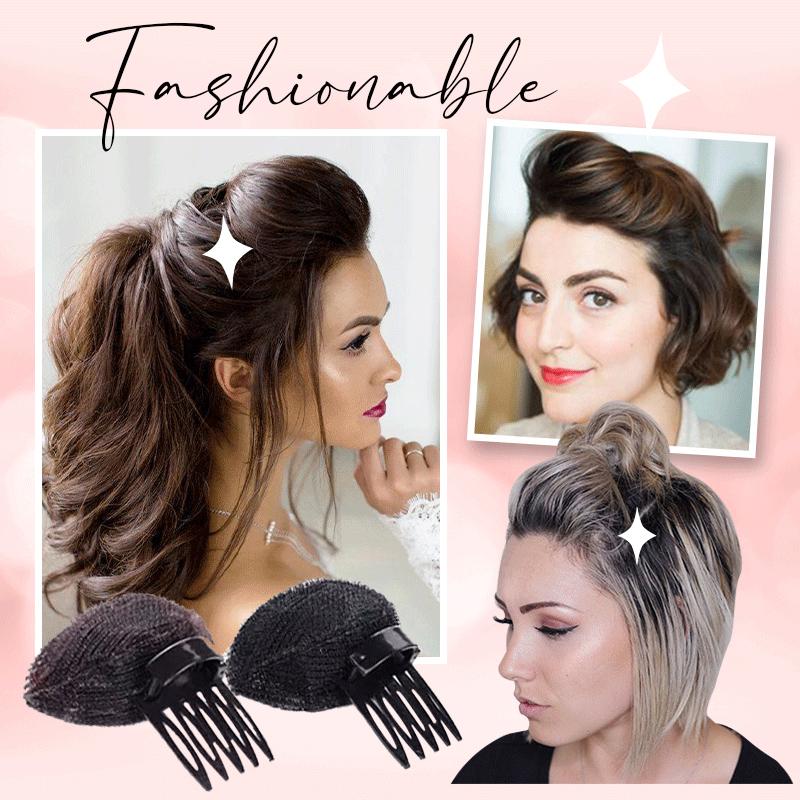 Invisible Fluffy Hair Pad Sponge Clip