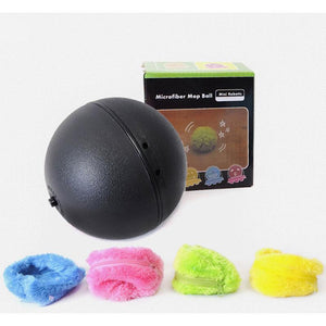 Pet Electric Ball Toy with Plush Cover(4 Colors Included)