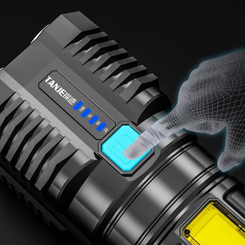 High Brightness Multi-function LED Torch