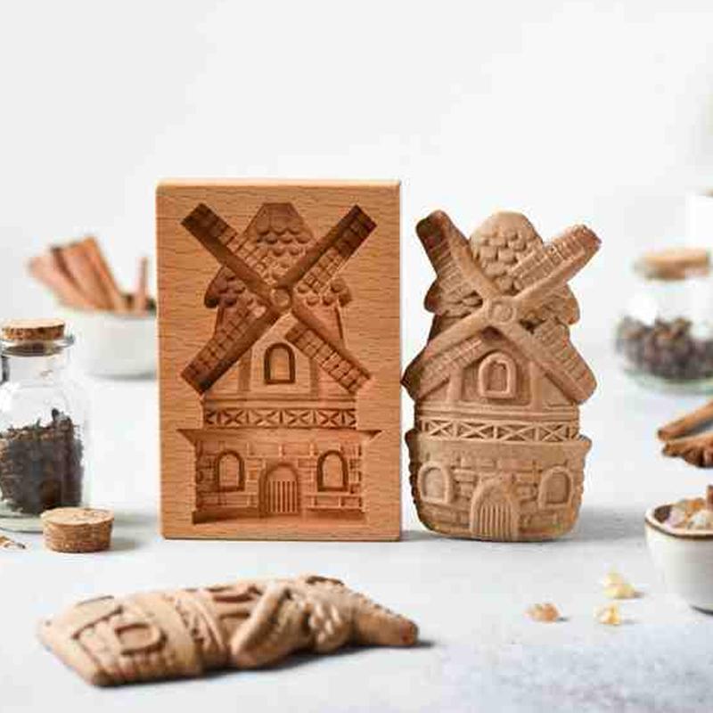 Wooden Cookie Molds