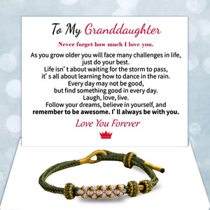 Grandmother And Granddaughter Blossom Knot Bracelet