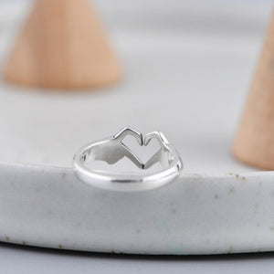 ‘I Love You Forever’ Heart Ring