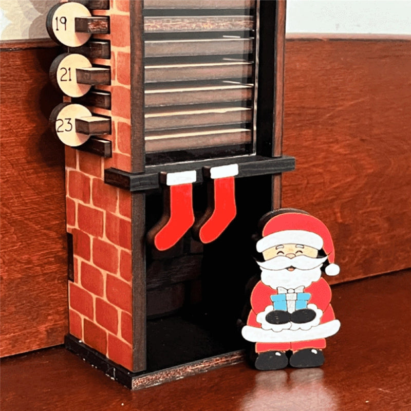 Santa Claus Down The Chimney Countdown Adventure Calendar