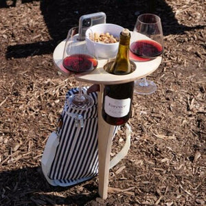 Outdoor Portable Diy Wine Table