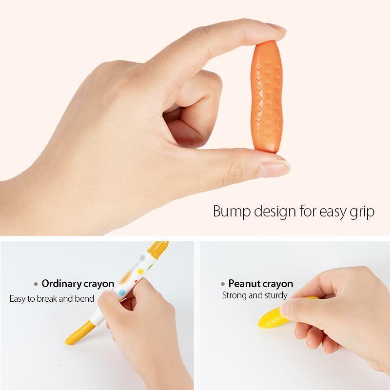 Colorful Cute Peanut Crayons