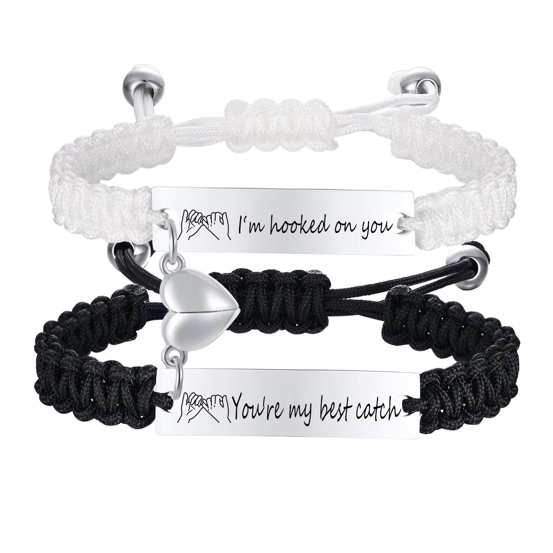 Magnetic Couple Braided Bracelets