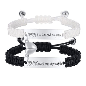Magnetic Couple Braided Bracelets