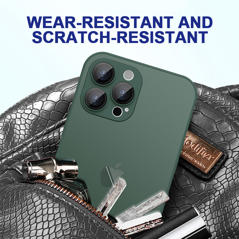 Glass Lens Film Mobile Case for iPhone