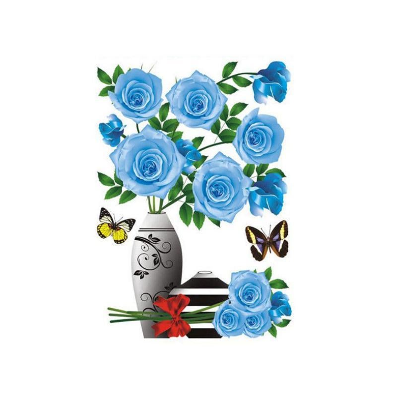 3D Vase Wall Sticker