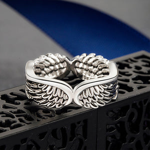 Angel Wings Feather Ring