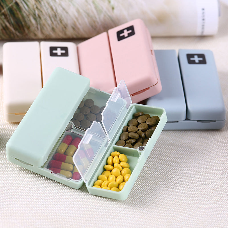 Foldable Carry-on 7 Compartment Pill Box