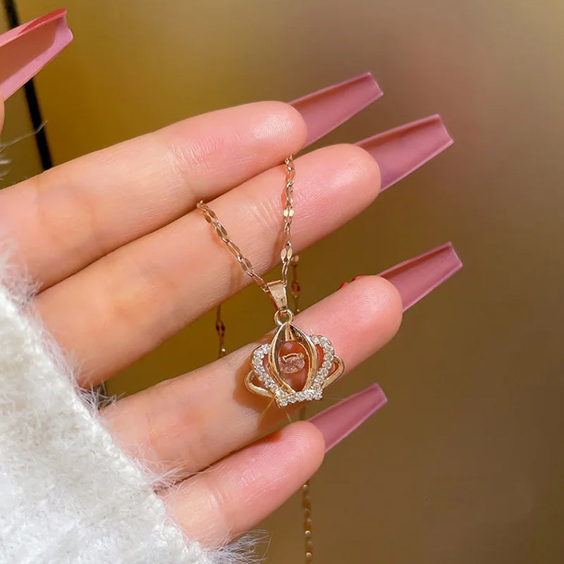 Shining Crown Necklace for Women