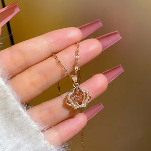 Shining Crown Necklace for Women