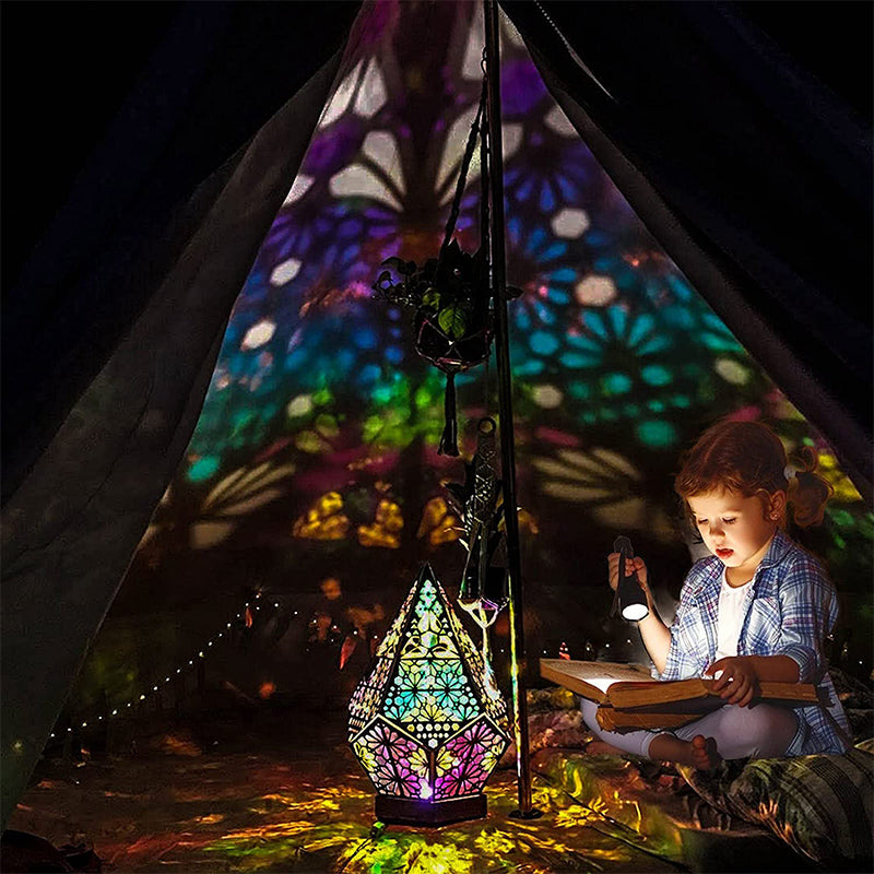 Bohemian Starry Sky Floor Projection Lamp