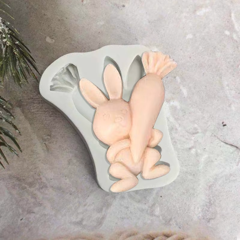 3D Egg Bunny Silicone Mold