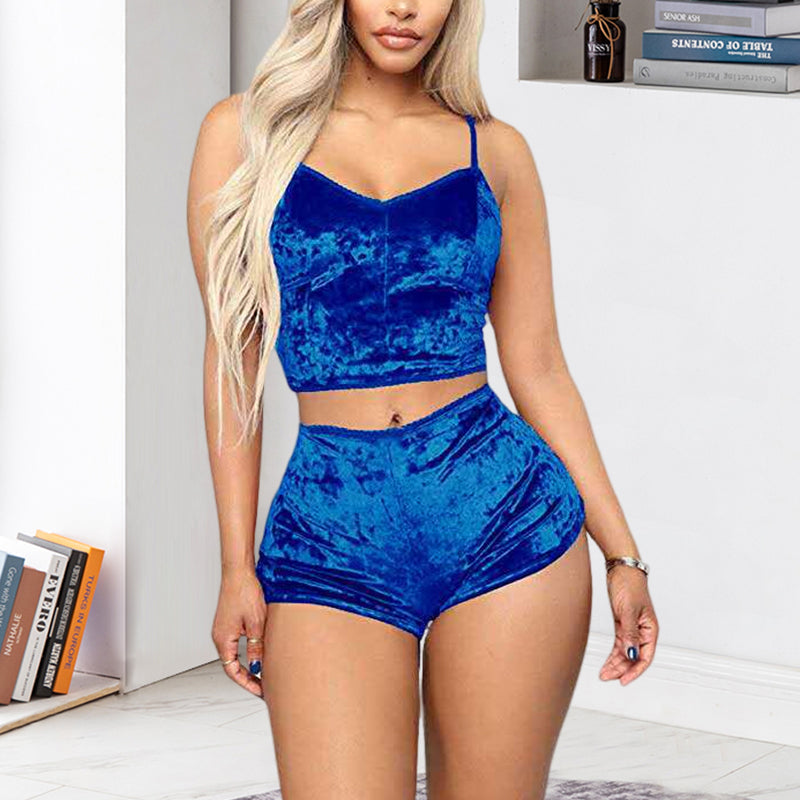 Velvet Sexy Two-Piece Suit