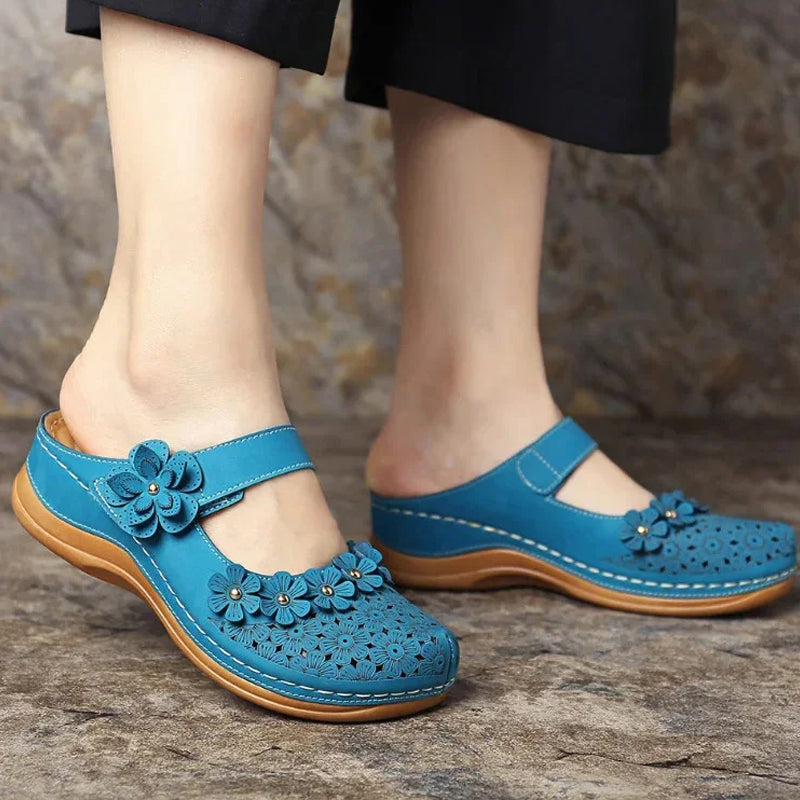 Retro Chic Hole Sandals