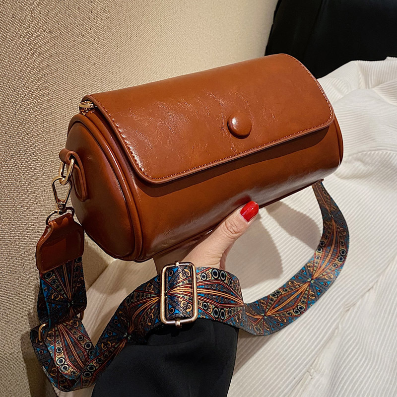 Female Retro Cylinder Bag