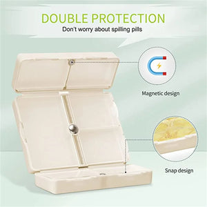 Foldable Carry-on 7 Compartment Pill Box