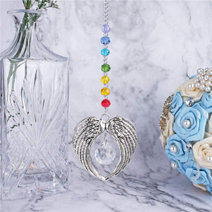 Colorful Angel Wings Memorial Ornament